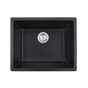 18” Black Quartz Undermount Sink