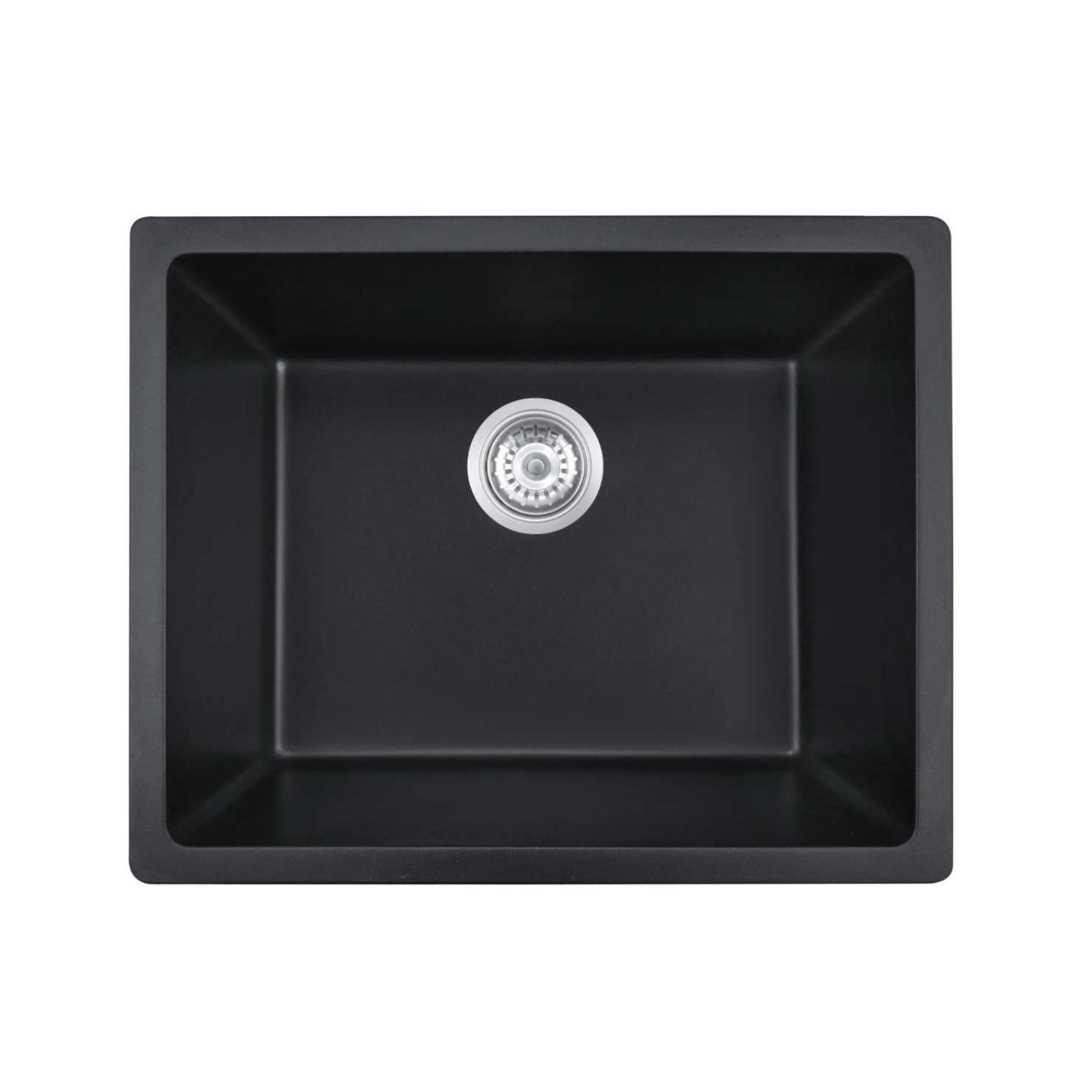 18” Black Quartz Undermount Sink